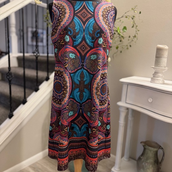 Aryeh Dresses & Skirts - Aryeh Vibrant Paisley Midi Dress